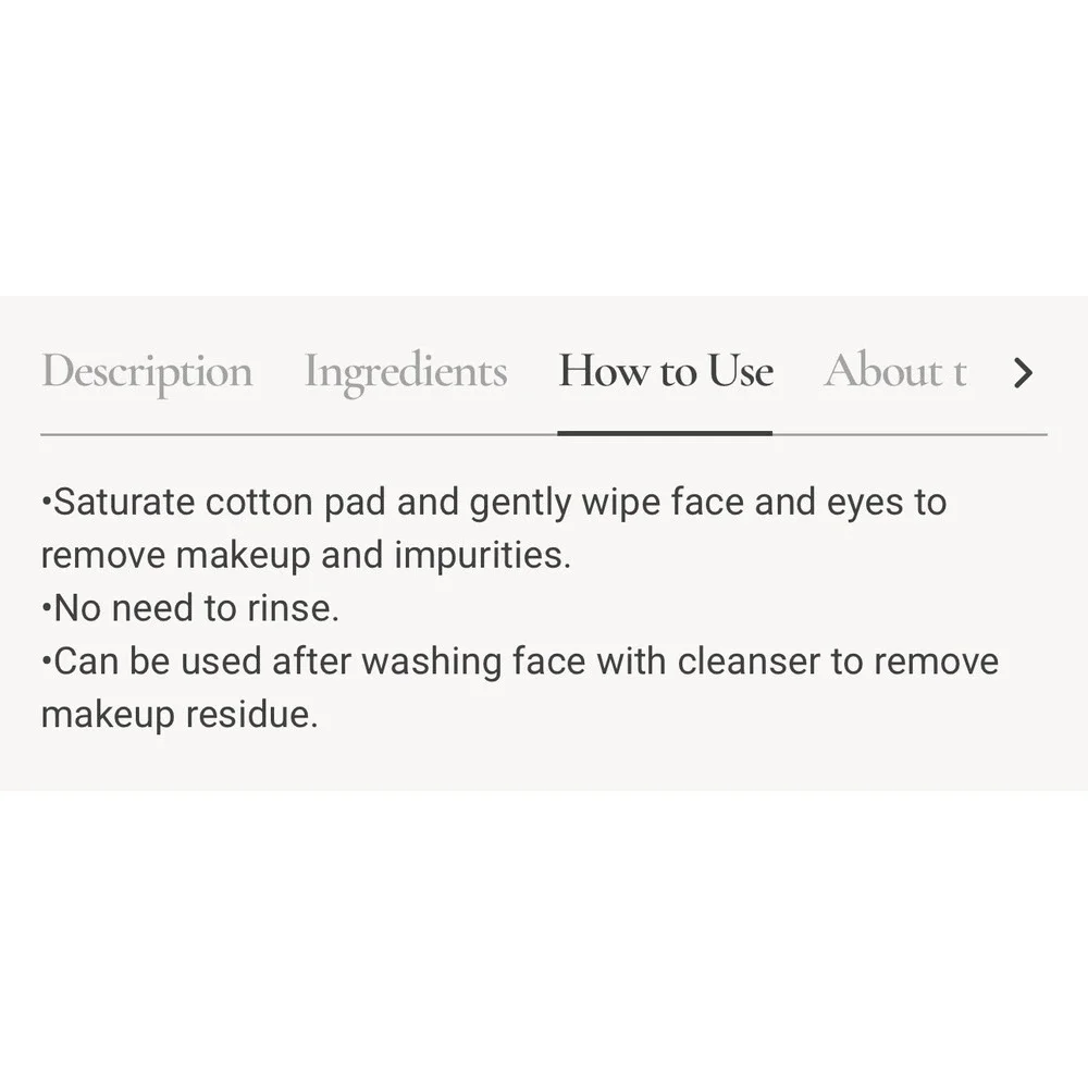 THEFACESHOP Rice Water Bright Micellar Cleansing Water Makeup‎ Remover